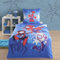 Familando Spidey Wende Bettwäsche Set 135x200 80x80 cm aus 100% Baumwolle · Kinderbettwäsche für Mädchen und Jungen mit Reißverschluss · Helles Motiv Spidey und Seine Super-Freunde