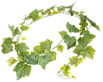 Botanic-Haus künstliche Weinlaubgirlande Weinrebe Weinlaub Länge ca. 180 cm Farbe: grün