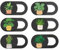 6pk Laptop Camera Cover Slide Cute, Laptop Accessories, Phone & Computer Camera Covers Slides, Web Cam Privacy Covers, Camera Blocker. (Plants (Small Size))