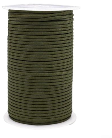 Cuerdas multiuso confiables, construcción robusta con una longitud de 100 m, perfectas para tus aventuras (verde)