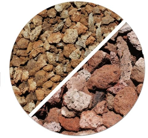 900 Gramm Lavagranulat rot Terrakotta Lavagestein Lavamulch Vulkangestein (8-16 mm)