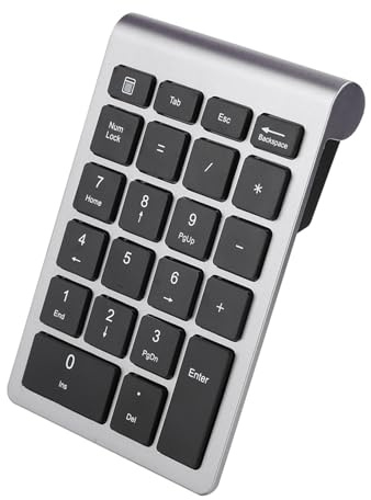 Fdit USB Digital Keyboard Keyboard - 22 Keys of for XP, Vista, 7/8/10 - for Accounting Tasks (Iron Gray)