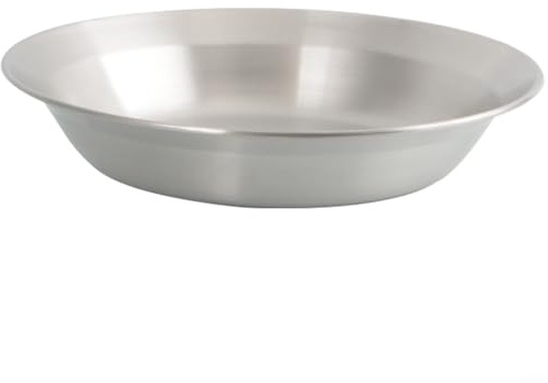EXTRWORY Service de table en acier inoxydable avec assiettes et bols empilables pour camping et barbecue en plein air