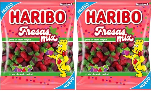 HARIBO FRESAS MIX 1KG (Paquete de 2)