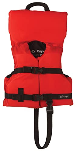 ONYX General Purpose Boating Life Jacket Infant/Child, Red