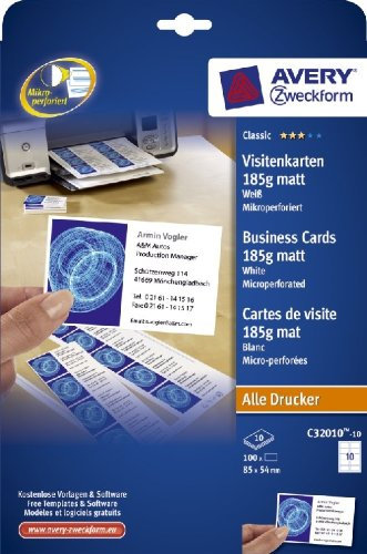 Visitenkarte A4 100ST blanko