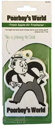 Poorboy's World In Car Hanging Air Freshener FRESH APPLE