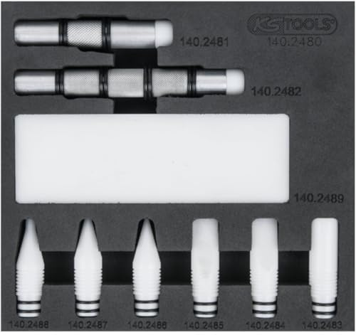 KS Tools 140.2480 Rückschlagdorn-Satz, 10-tlg.