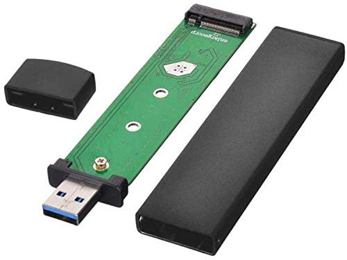 Kalea-INFORMATIQUE USB-Stick Aluminiumgehäuse für SSD M2 auf USB3 (USB 3.0 5G) für SSD M2 vom Typ SATA Format 2230 2242 2280