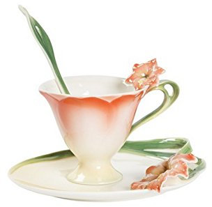 Way Home Store Tazzina in Ceramica Rosa Decorata