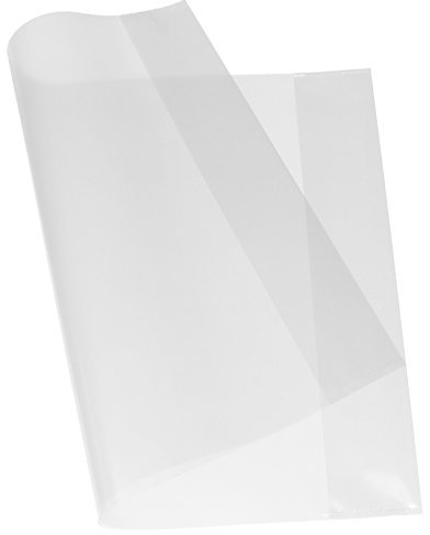 Stylex 5 Heftumschläge DIN A4 groß durchscheinend (Transparent)