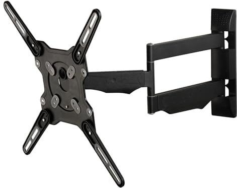 Vivanco 39500 BFMO 8140 TV-Wandhalterung 101,6cm (40) -139,7cm (55) Neigbar+Schwenkbar, Schwarz