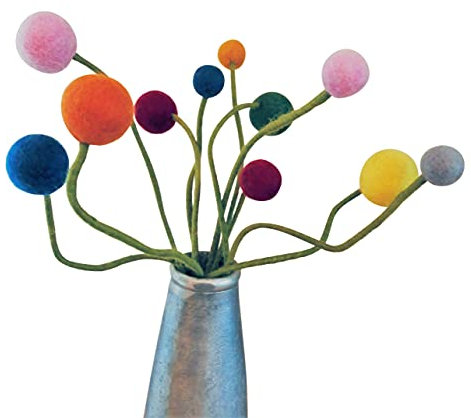 Én Gry & Sif - Filzblumen Strauß Blumen aus Filz - Blumenstrauß - Fair Trade - handgemacht (Frühling)