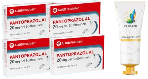 Pantoprazol Al 20 mg 4 x 14 Tabletten Sparset inkl. einer hochwertigen Handcreme Marke Faar-Apo