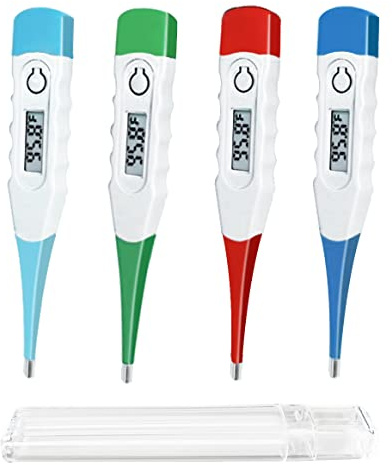 Digital Thermometer,BESTWYA Thermometer for Adult (B, Pack of 4)