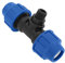 SmartProduct T-Stück PE Rohr Fitting 20mm x 1/2 x 20 mm Außengewinde AG Verschraubung PN16 DVGW Trinkwasser zertifiziert – Klemmverbinder – PP T Stück Kupplung für PE80 PE100 Rohren – 1 Stück