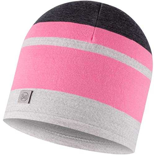 Buff Mütze Merino Move Beanie ROSA/GRAU