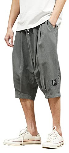 QWUVEDS Herren Sportshorts Gestreifte Jogginghose Sommer Trainingshose Mit Taschen Elastischer Bund Atmungsaktive Shorts Herren Kurze Hose