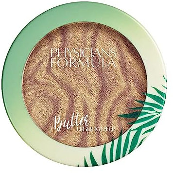Physicians Formula Murumuru Butter Highlighter, Cremiger Puder-Highlighter mit Murumuru-Butter und Mehrfarbigen Perlen für einen Strahlenden Goddess-Glow, Champagner