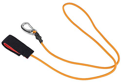 Yosoo Health Gear Kayak Paddle Safety Leash, Kayak Paddle Tether, Elastic String Boating Canoe Kayak Paddle Lanyard with Carabiner Clip