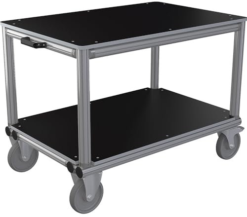 kaiserkraft | Montagewagen aus Alu-Profil | LxBxH 1200 x 800 x 915 mm