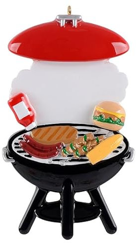 2023 Personalisierte Weihnachtsdekoration, Grill-Ornamente, Weihnachtsbaumschmuck, lustige Weihnachtsschmuck, niedliches hängendes Andenken für Weihnachtsbaum-Dekoration 2023