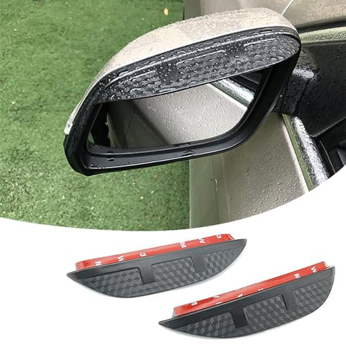 2 Stück für BMW 1er E87 2004-2010, Auto-Rückspiegel, Regen-Augenbrauenschutz, Auto-Rückspiegel, seitlicher Schnee, Sonnenblende, Regenschutz