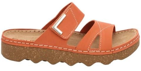 Rohde Damen Pantolette Nubukleder mit edlen Schnallen und Plateau Foggia-D 6227, Größe:41 EU, Farbe:Schwarz