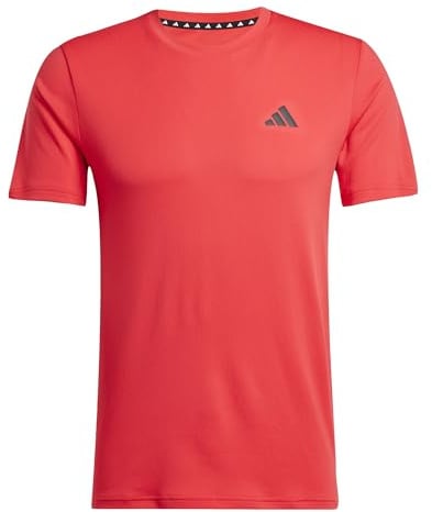 adidas Herren Train Essentials Training Tee, Lucid red/Black, L