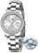 OLEVS Silber Uhren Damen Edelstahl Elegante Kleine Armbanduhr Damen Weiss Zifferblatt Wasserdicht Metallarmband Frauen Uhren mit Datum Diamant Analog Kleid Damenuhren Leuchtend Quarz Geschenke