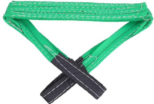 CLISPEED Schlinge Hebegurte und Hebegurte strapazierfähiger Abschleppgurt Schauspielwerkzeug Zurrgurte mit Schnallen Mäherriemen Lasthebegurt bewegliche Riemen Zugband Polyester Green