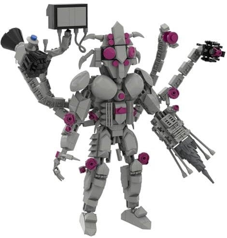 LCTM Building Blocks Figures Toy Toilet Titan Cameraman Clock TV Man Game Upgraded Action Mutant Model Funny Ideas Collectible Birthday Gift B