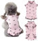 Yoolhamy Hundekleidung für kleine Hunde, Chihuahua Kleidung, Hunde Shirt Dünn Frühling, Sommer, T-Shirts, Rüschen, atmungsaktives Kleid für Shih Tzu Yorkshire, Welpen, Mädchen, Haustiere