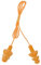 XIASABA Wasserdichte Ohrstöpsel, wasserdicht, weiches Silikon, schnurgebunden, Lärmschutz, Schwimmen, Ohrstöpsel, Ohrenschützer, weicher Silikon-Ohrenschützer (Orange)