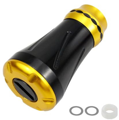 YCHUCH Angelrolle, Griffknöpfe, Outdoor-Knauf, Angelrolle, Knauf, Ersatzteil, Angelspule, Griff