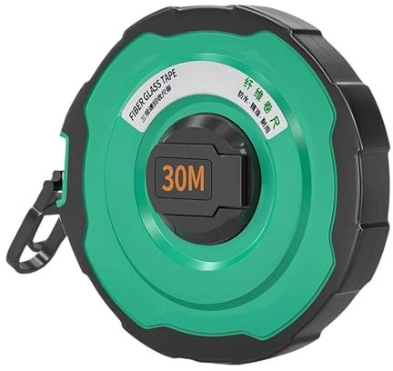 Double-Sided Construction Ruler, Leather Tape Measure Set, Ergonomic Woodworking, Material Abs and Professional Measuring Tool for Precision Work 20m/30m/50m