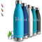 Borraccia Termica, Borraccia 750 ml, Senza BPA, Borraccia Acciaio Inox, Senza Perdite, Borracce Termiche, Mantiene Caldo per 12 Ore/Freddo 24 Ore, Borraccia per Uffici, Outdoor, Campeggio, Fitness