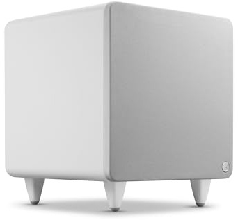 Cambridge Audio MSX SUB 300 - Active Subwoofer 300W High-Power Active Subwoofer Speaker with Twin Auxiliary Drivers, Adjustable Crossover & Phase Control, Home Cinema & Stereo Systems – White