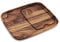 Ironwood Gourmet Fort Worth Assiette à steak avec canal de jus en bois d'acacia 33 x 28 x 2,9 cm