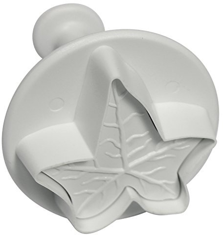 PME IL539 Ivy Leaf Plunger Cutter, Large Size, 28 mm, White