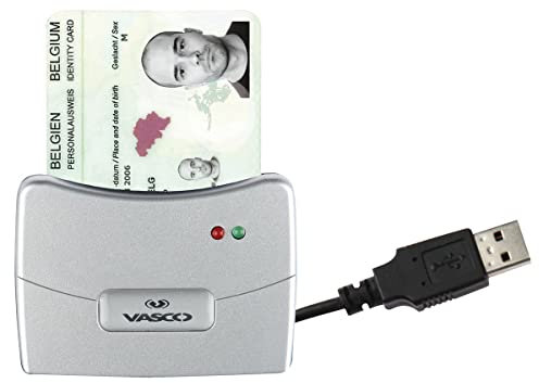 Vasco Digipass 905 EID grijs - Speicherkartenleser für Büro - EID-kompatibel - USB - Mac OS X Tiger - SD-Karte, Micro SDXC, CompactFlash