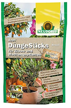 Neudorff Azet® Düngesticks für Zitruspflanzen, 40 Stück