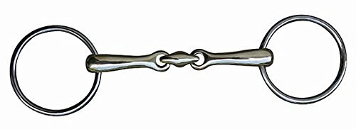 HKM 9910.0838 Unterlegtrense, doppelt gebrochen,Edelstahl, 14 mm