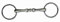 HKM 9910.0838 Unterlegtrense, doppelt gebrochen,Edelstahl, 14 mm