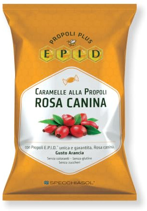 Propoli Plus Epid Rosehip Extract Orange Flavour 24 Pieces