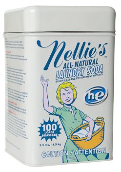 Nellie's Laundry Soda-Dose, hocheffizient, parfümfrei, 1,5 kg