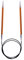 KnitPro K47094 Rundstricknadel, Metal, Orange, 60cm / 2.75mm