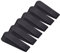 6 Packung Türstopper Wedges Schwarz Gummi Türstopper für Haus und Büro