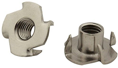 40 Stück Einschlagmuttern (mit 4 Einschlagspitzen) - M10 - rostfreier Edelstahl A2 (V2A) - SC9105 | SC-Normteile