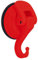HAB & GUT -FC041V- Crochets à Ventouse très puissants, 4 kg, pour Salle de Bain et Cuisine, Rouge
